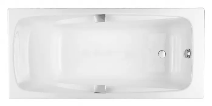 Чугунная ванна Jacob Delafon Repos E2929 с ручками E2929-00