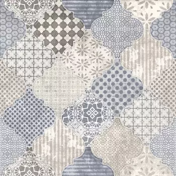 Декор Cersanit Majolika 42x42 голубой MA4R042