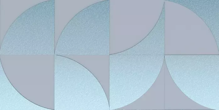 Декор Creto Pastel Slice 30x60, серый, голубой ND_D0015