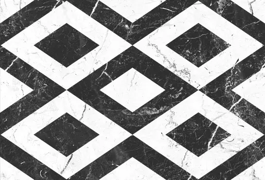 Декор Керамин Помпеи 27,5x40 черная