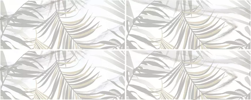 Декор Laparet Aria Botanica 20x50, белый 2