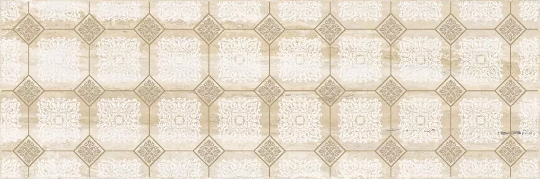 Декор Laparet Glossy 20х60 бежевый VTB8460111