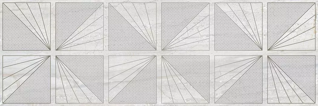 Декор Laparet Moon светло-серый 25х75