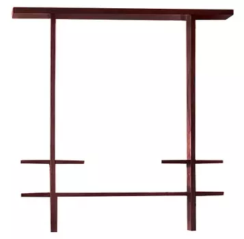 Декоративный элемент Бриклаер Хоккайдо 90 обрешетка венге УТ-00000504