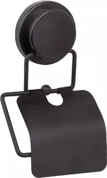 Держатель туалетной бумаги Fixsen Magic Black FX-45010 с крышкой