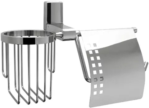 Держатель туалетной бумаги Wasserkraft Leine K-5059 с держателем освежителя воздуха /5059