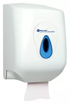 Диспенсер бумажных полотенец Merida Top Maxi CTN101 синяя капля