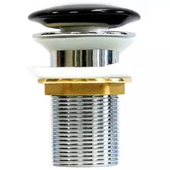 Донный клапан CeramaLux RD026 Черный матовый