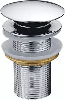 Донный клапан для раковины Creavit SF030 без перелива, хром