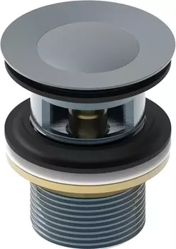 Донный клапан для раковины Iddis Slide SLIGM00i88 графит