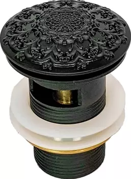 Донный клапан для раковины Milacio MC.010.BL чёрный