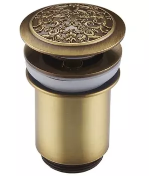 Донный клапан ZorG Antic для раковины бронза AZR 2 BR