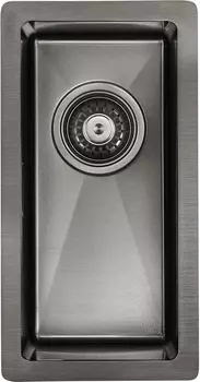Дополнительная мойка Paulmark Klein PM202344-GM вороненая сталь