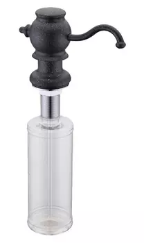 Дозатор для средства Zorg ZR-24 черный металл ZR-24 ЧЕРНЫЙ МЕТАЛЛ