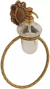 Дозатор Migliore Cleopatra 16627 настенный с кольцом, бронза /16627