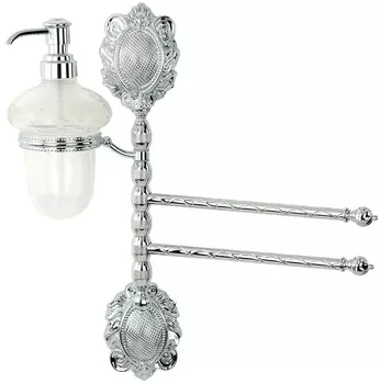 Дозатор Migliore Cleopatra 16674 с полотенцедержателем, хром /16674