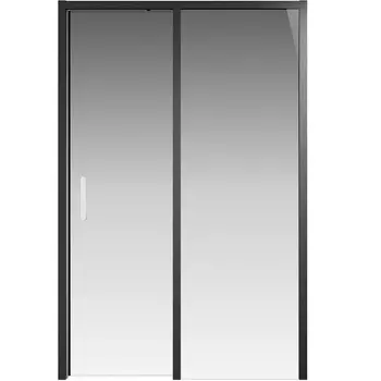 Душевая дверь Creto Nota стекло прозрачное профиль черный 120х200 см 122-WTW-120-C-B-6 EASY CLEAN