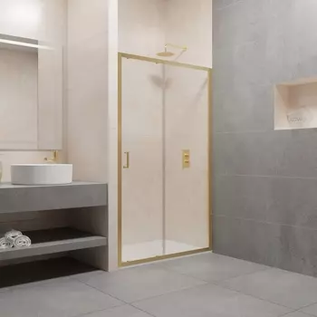 Душевая дверь RGW Passage PA-14G 120x195 профиль золотой, стекло прозрачное 41081412-16