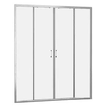 Душевая дверь Roth LEGA 160х190 профиль хром, стекло прозрачное 574-1600000-00-02