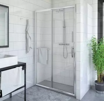 Душевая дверь Roth PROXIMA 160х200 профиль хром, стекло сатин 526-1600000-00-15