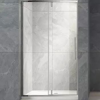 Душевая дверь Veconi Vianno 110х195 профиль хром, стекло прозрачное VN34-110-01-C7