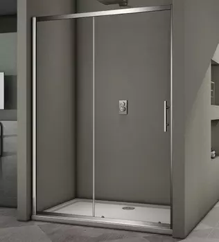 Душевая дверь Veconi Vianno 120х190 профиль хром, стекло прозрачное VN63-120-01-19C3