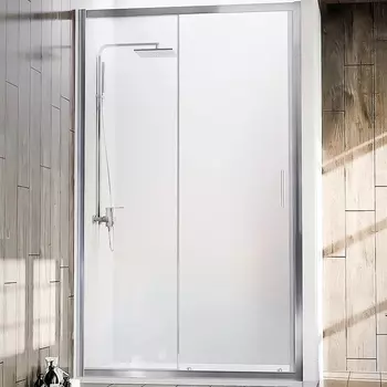 Душевая дверь Veconi Vianno 140х190 профиль хром, стекло прозрачное VN72-140-01-C4