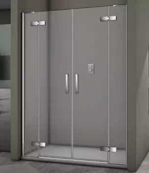 Душевая дверь Veconi Vianno 150х195 профиль хром, стекло прозрачное VN65-150-01-19C3