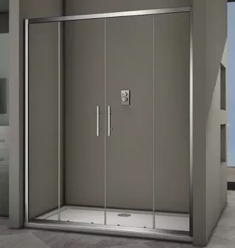 Душевая дверь Veconi Vianno 180х190 профиль хром, стекло прозрачное VN62-180-01-19C3