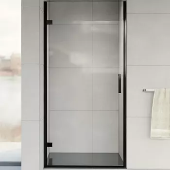 Душевая дверь Vincea Flex VDP-1F900CLB 90х200 профиль чёрный, стекло прозрачное