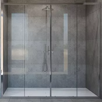 Душевая дверь Vincea Garda VDS-1G2200CL 200x190 профиль хром, стекло прозрачное