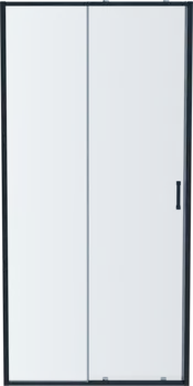 Душевая дверь в нишу Акватек AQ ARI RA 12020BL 120 см, профиль черный матовый
