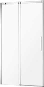 Душевая дверь в нишу AQUAme AQM4803-10 100 см, профиль хром, стекло прозрачное