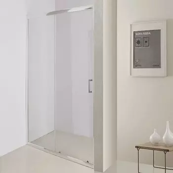 Душевая дверь в нишу BelBagno Uno 195 BF 1 110 C Cr стекло прозрачное UNO-195-BF-1-110-C-Cr