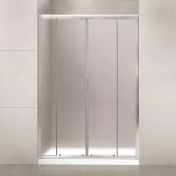 Душевая дверь в нишу BelBagno Uno 195 BF 2 180 P Cr стекло текстурное UNO-195-BF-2-180-P-Cr