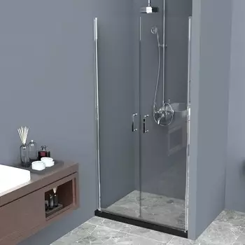 Душевая дверь в нишу BelBagno Uno B-2-90-C-Cr стекло прозрачное UNO-B-2-90-C-Cr