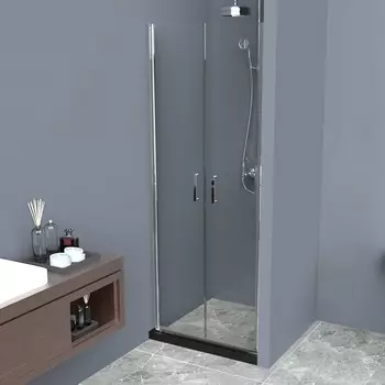 Душевая дверь в нишу BelBagno Uno B-2-60-C-Cr стекло прозрачное UNO-B-2-60-C-Cr