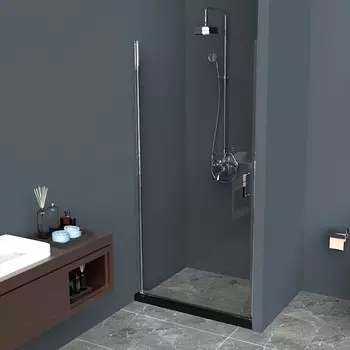 Душевая дверь в нишу BelBagno Uno B-1-100-C-Cr стекло прозрачное UNO-B-1-100-C-Cr