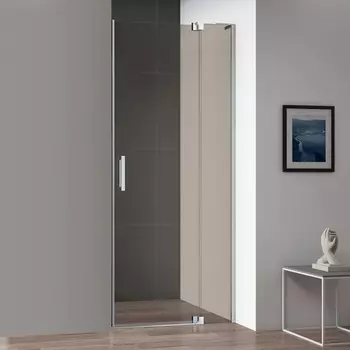 Душевая дверь в нишу Cezares Slider B 1 90/100 BR Cr профиль хром, стекло бронза SLIDER-B-1-90/100-BR-Cr