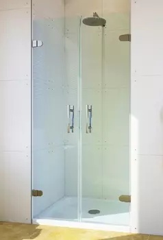 Душевая дверь в нишу GuteWetter Lux Door GK-002 90 см стекло бесцветное, фурнитура хром LUX DOOR GK-002 CR CH02 1 90