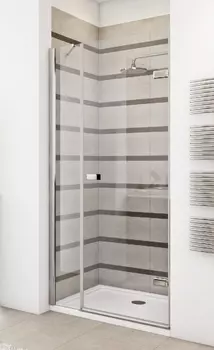 Душевая дверь в нишу GuteWetter Trend Door GK-862BP правая 90 см стекло бесцветное Two, профиль хром TREND Door GK-862BP Two CR CH113 1 R 90