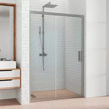 Душевая дверь в нишу Kubele DE019D2-CLN-MT 140 см, профиль матовый хром DE019D2-CLN-MT-140х200