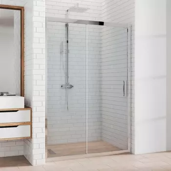 Душевая дверь в нишу Kubele DE019D2-CLN-CH 120 см, профиль хром DE019D2-CLN-CH-120х200