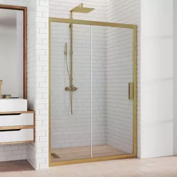 Душевая дверь в нишу Kubele DE019D2-CLN-BR 170 см, профиль бронза DE019D2-CLN-BR-170х200