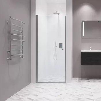 Душевая дверь в нишу Kubele DE020 DE020D601T-CLN-MT-50х200 50, профиль матовый хром