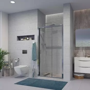 Душевая дверь в нишу Niagara Nova NG-62-13A 130 см, хром