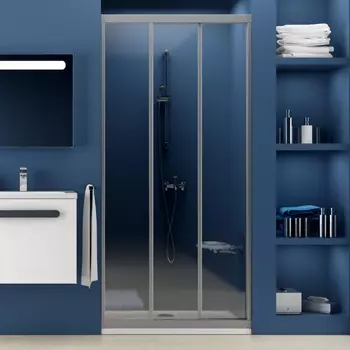 Душевая дверь в нишу Ravak ASDP3-90 Transparent, профиль сатин 00V70U02Z1