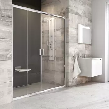 Душевая дверь в нишу Ravak BLDP4-180 Transparent, профиль хром 0YVY0C00Z1