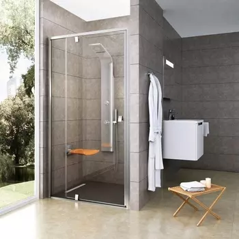 Душевая дверь в нишу Ravak PDOP2-120 Transparent, профиль хром 03GG0C00Z1