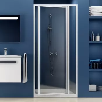 Душевая дверь в нишу Ravak SDOP-90 Transparent, профиль белый 03V70100Z1